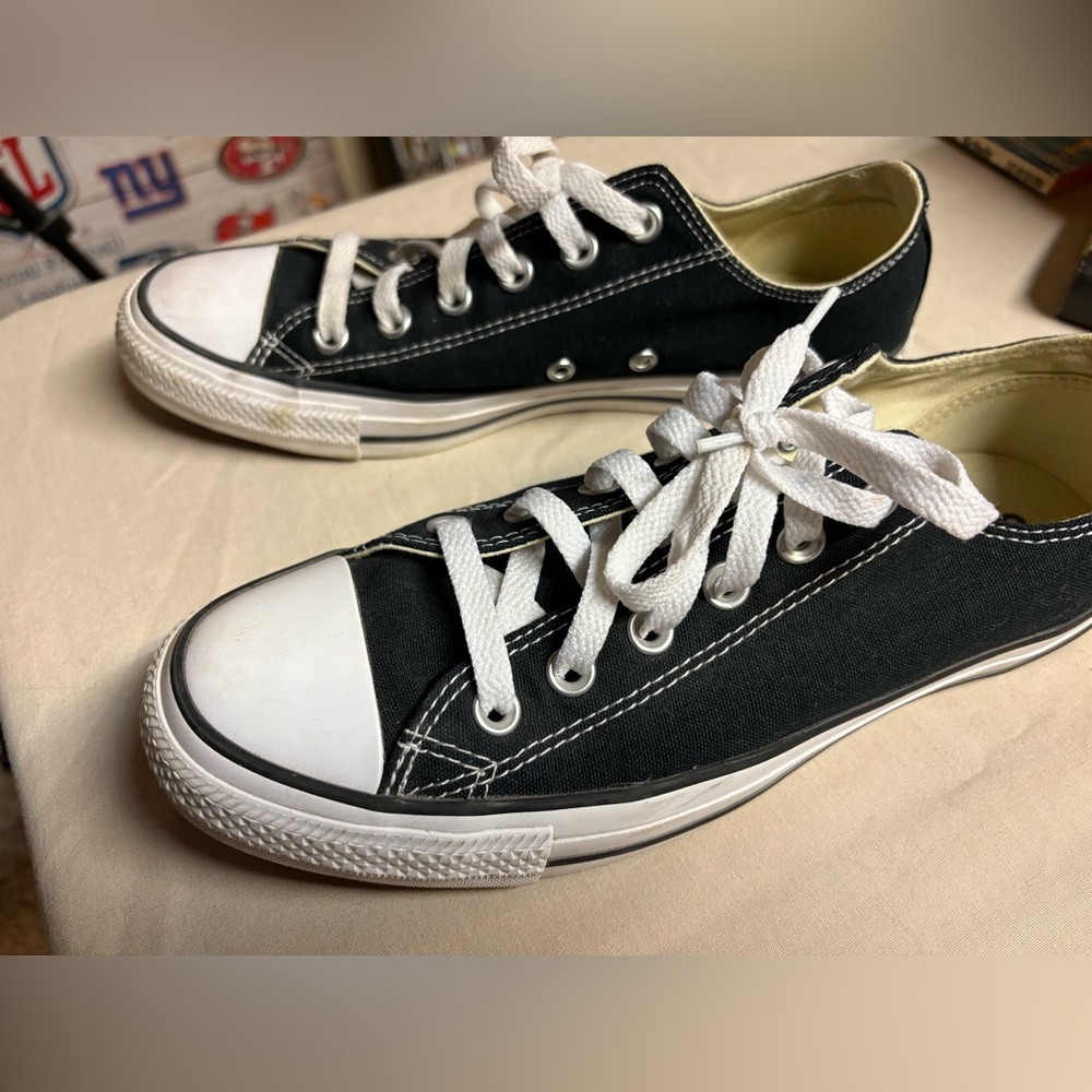 Converse Black Canvas Sneakers
